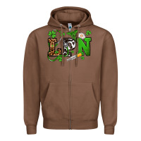 Chestnut St. Patrick's Day LPN Zipper Hoodie - OliviaCreatesArt