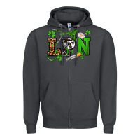 Smoke St. Patrick's Day LPN Zipper Hoodie - OliviaCreatesArt