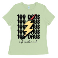 Matcha 100 days of school Ladies Tee - MaliasSmallBusiness