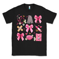 Black coquette bow nurse Classic Tee - Artiststas