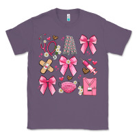 Lavender coquette bow nurse Classic Tee - Artiststas