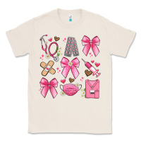 Natural coquette bow nurse Classic Tee - Artiststas