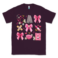 Plum coquette bow nurse Classic Tee - Artiststas