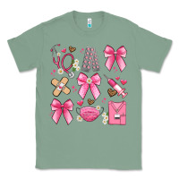 Sage coquette bow nurse Classic Tee - Artiststas