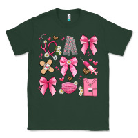 Sports Green coquette bow nurse Classic Tee - Artiststas