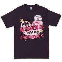 Plum my residents are my valentines Premium Tee - MaliasSmallBusiness