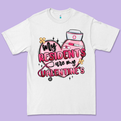 My Residents Are My Valentines Premium Tee Designed By Maliassmallbusiness