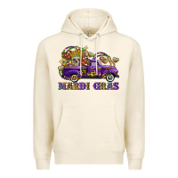 Tofu mardi gras skull truck Premium Hoodie - FaDigitalArtStudio
