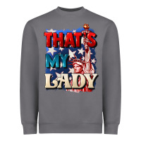 Storm thats my lady 4th of july Heavyweight Sweatshirt - CowGirlArtShop