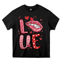 Black western love lips Heavy Core Tee - MaliasSmallBusiness
