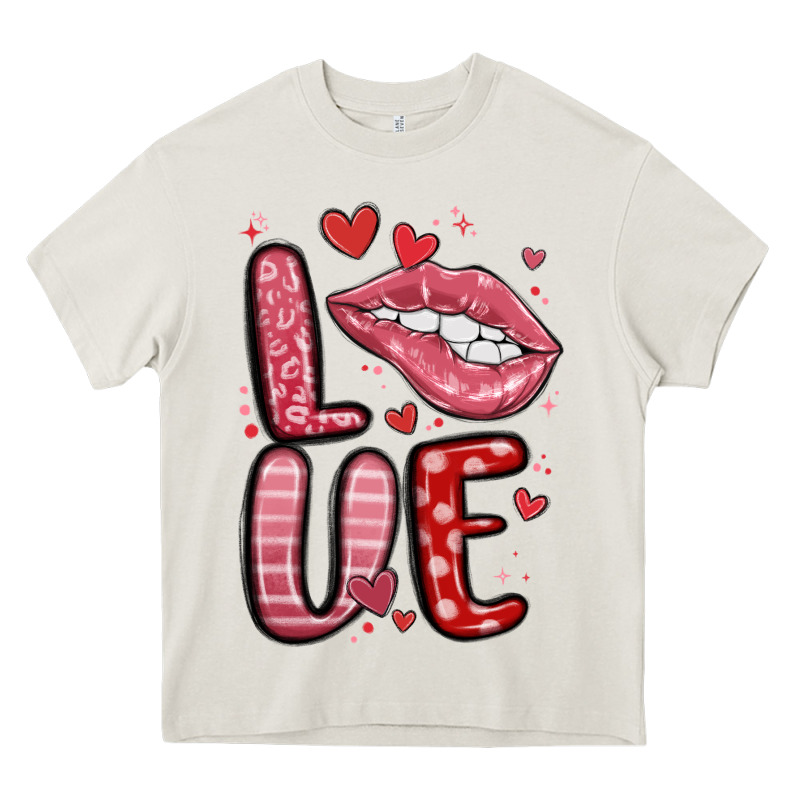 Western Love Lips Heavy Core Tee by MaliasSmallBusiness | Teevron