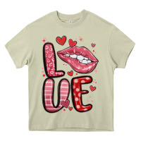 Mossy western love lips Heavy Core Tee - MaliasSmallBusiness