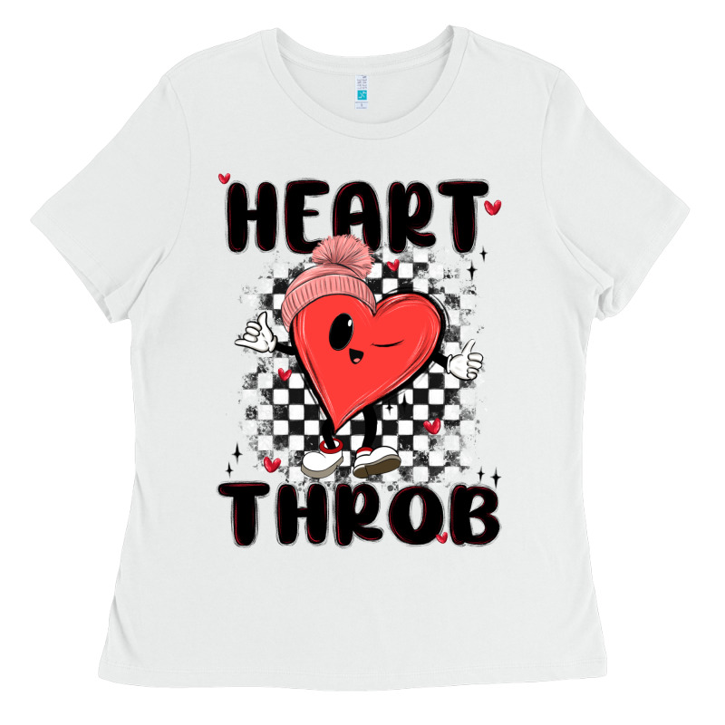Heart Throb Ladies Tee by MaliasSmallBusiness | Teevron