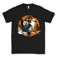Black panda hallowen Classic Tee - LillyAllenDesigns