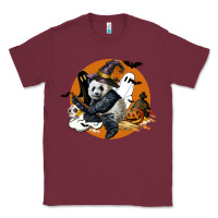 Burgundy panda hallowen Classic Tee - LillyAllenDesigns