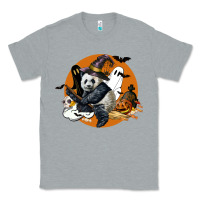Heather Grey panda hallowen Classic Tee - LillyAllenDesigns
