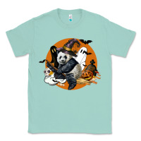 Seafoam panda hallowen Classic Tee - LillyAllenDesigns