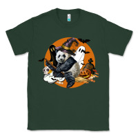 Sports Green panda hallowen Classic Tee - LillyAllenDesigns