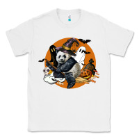 White panda hallowen Classic Tee - LillyAllenDesigns