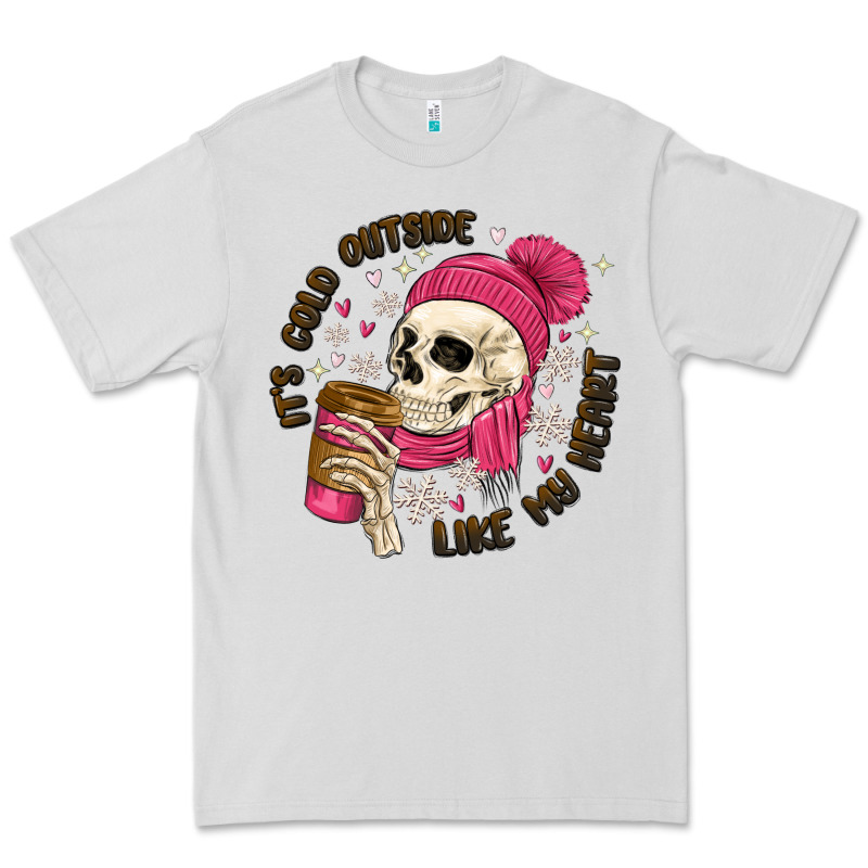Its Cold Outside Like My Heart Premium Tee by MaliasSmallBusiness | Teevron