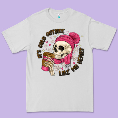 Its Cold Outside Like My Heart Premium Tee Designed By Maliassmallbusiness