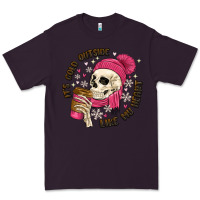 Plum its cold outside like my heart Premium Tee - MaliasSmallBusiness