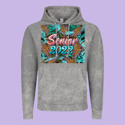 Senior 2022 Tumbler Vintage Hoodie Designed By Barkaloodesign