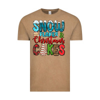 Vintage Coffee snow flakes and Christmas cakes Vintage Tee - Jasminsmagicworld