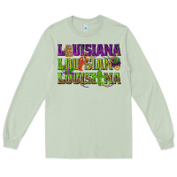 Matcha Louisiana Mardi Gras Long Sleeve Tee - NancyCooperArtShop