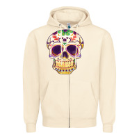 Sandshell Cinco de mayo skull Zipper Hoodie - FaDigitalArtStudio