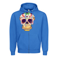 True Royal Cinco de mayo skull Zipper Hoodie - FaDigitalArtStudio