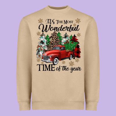Its The Most Wonderful Time Of The Year Heavyweight Sweatshirt Designed By Cowgirlartshop