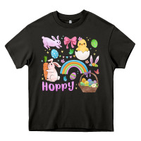 Asphalt easter hoppy bunny Heavy Core Tee - MaliasSmallBusiness