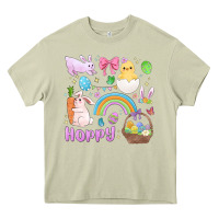 Mossy easter hoppy bunny Heavy Core Tee - MaliasSmallBusiness