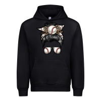 Black baseball mom Urban Hoodie - RacoonDesign