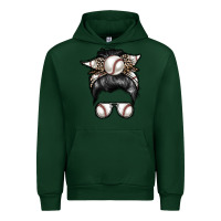 Foreset Green baseball mom Urban Hoodie - RacoonDesign