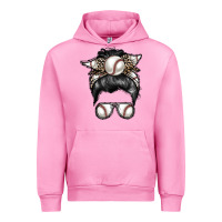 Fuchsia Pink baseball mom Urban Hoodie - RacoonDesign
