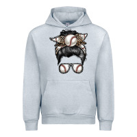 Heather Grey baseball mom Urban Hoodie - RacoonDesign