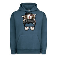Pigment Midnight Navy baseball mom Urban Hoodie - RacoonDesign
