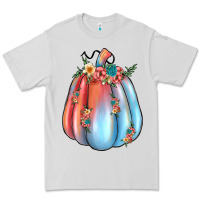 Dove Grey flowers pumpkin Premium Tee - JahusDesignShop