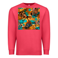Cardinal cowboy rodeo seamless pattern Premium Sweatshirt - BundleAndBundleShop