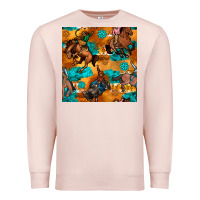 Pale Pink cowboy rodeo seamless pattern Premium Sweatshirt - BundleAndBundleShop