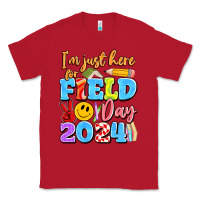 Red im just here for field day 2024 Classic Tee - Artiststas