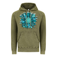 Vintage Olive winter sunflower Vintage Hoodie - Jasminsmagicworld