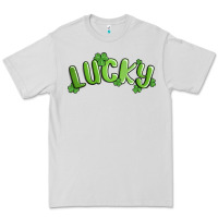 Dove Grey lucky st patricks day Premium Tee - MaliasSmallBusiness