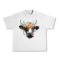 Lunar Rock holstein cow head Urban Heavy Tee - BarkalooDesign