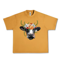 Peanut Butter holstein cow head Urban Heavy Tee - BarkalooDesign