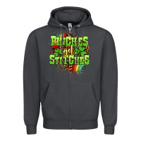 Smoke St. Patrick's Day Pinches get stitches Zipper Hoodie - OliviaCreatesArt