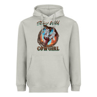 Moon Dust Stay Wild Cowgirl Heavyweight Hoodie - FaDigitalArtStudio