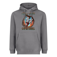 Storm Stay Wild Cowgirl Heavyweight Hoodie - FaDigitalArtStudio